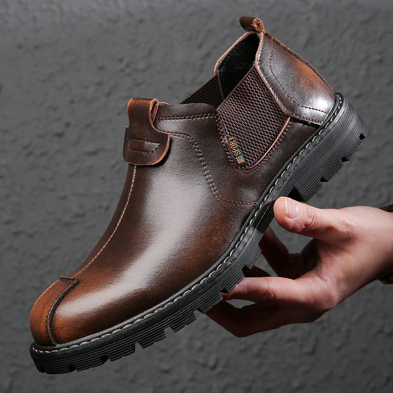 Zapatos bajos de cuero para hombre