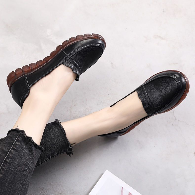 Zapatos de piel con suela de piel de vacuno