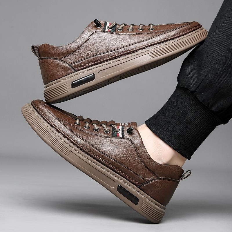 Zapatos de cuero romanos para hombre