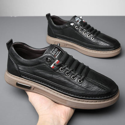 Zapatos de cuero romanos para hombre